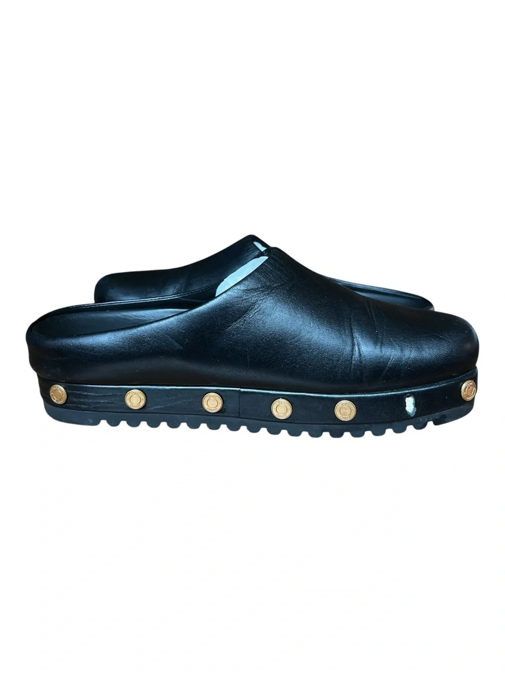 Tory Burch Leather Coin Studded Mule